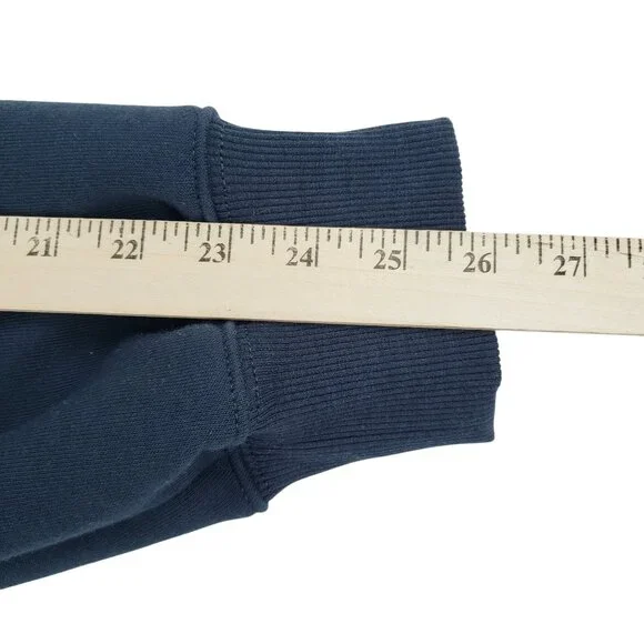 NEW Carhartt Rain Defender Large Pullover Hoodie 100615 472 Navy Blue Sweatshirt - Picture 8 of 8